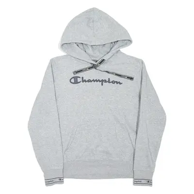 CHAMPION Boys Grey Hoodie M