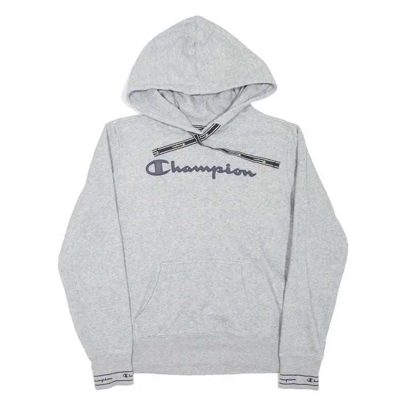 CHAMPION Boys Grey Hoodie M