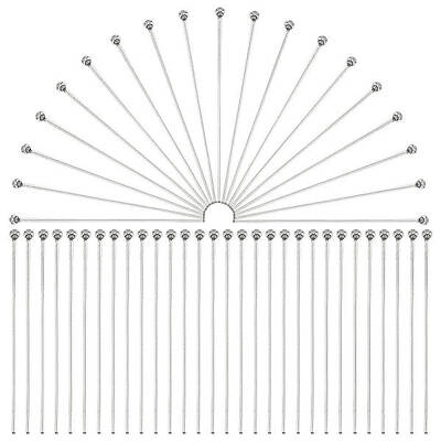 400Pcs 304 Stainless Steel Ball Head Pins for Craft Jewelry Making