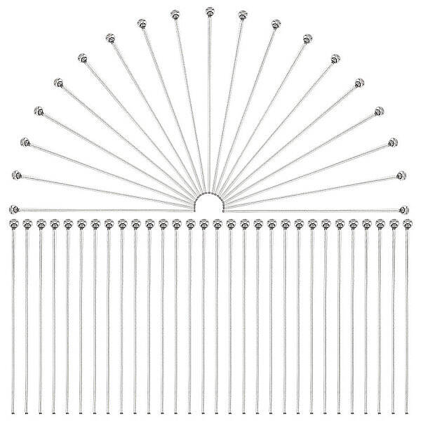 400Pcs 304 Stainless Steel Ball Head Pins for Craft Jewelry Making