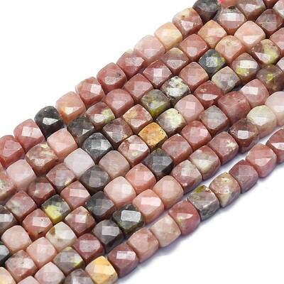 Natural Plum Blossom Jasper Beads Strands