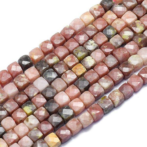 Natural Plum Blossom Jasper Beads Strands