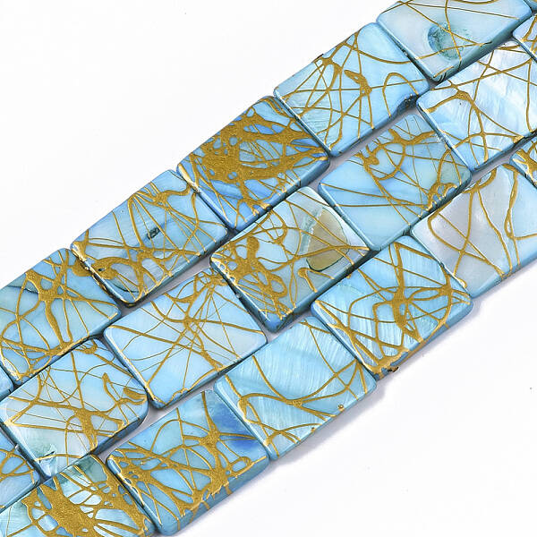 Drawbench Freshwater Shell Beads Strands