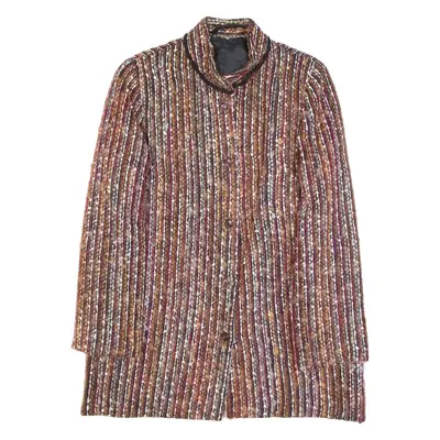 Vintage Womens Blazer Jacket Red 90s Striped L