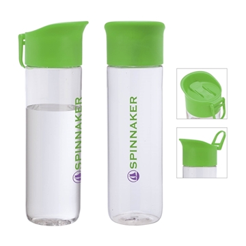 48 Custom Tahoe 24 oz Tritan Water Bottle - Push-toggle & Silicone ...