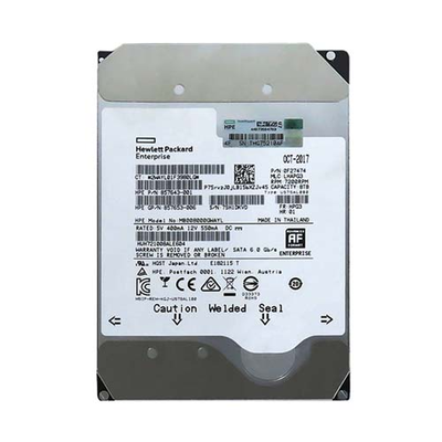 857643-001 HP 8TB 7200RPM SATA 6GB/s Hot-Pluggable 3.5-Inch LPc Hard Drive for ProLiant Gen8/Gen9/Gen10/Gen10+/Gen11 Servers