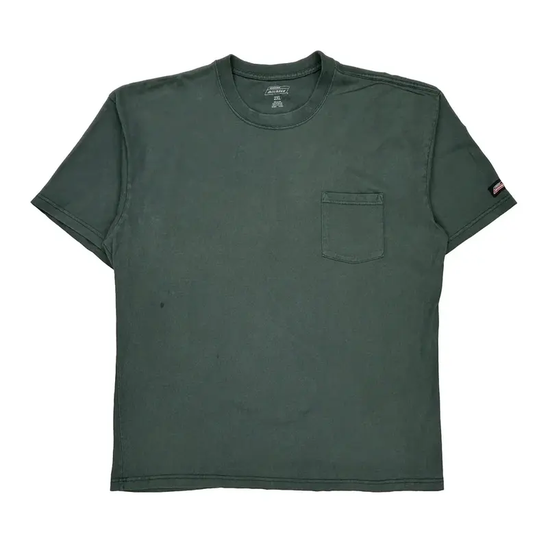 Dickies T-Shirt - 2XL Green Cotton