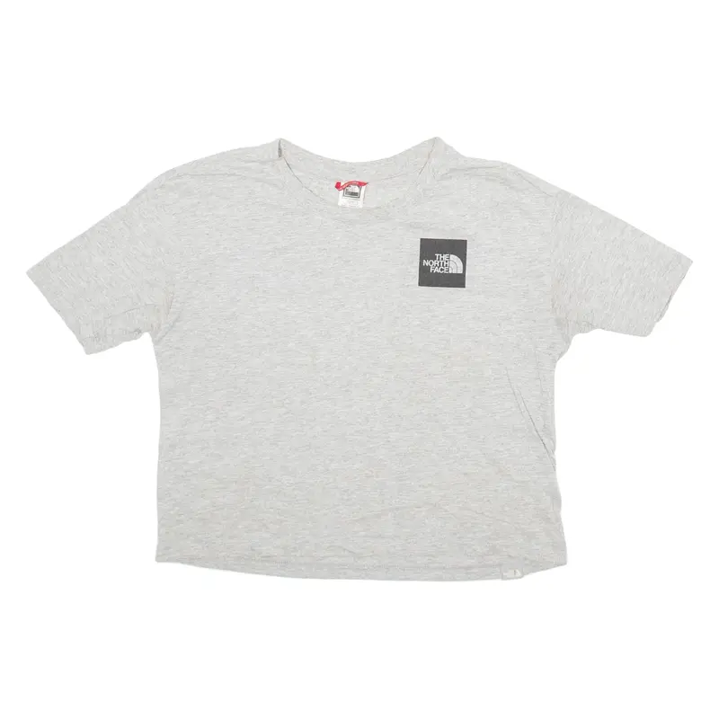 THE NORTH FACE Cropped Womens T-Shirt Grey XS