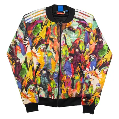 ADIDAS Birds Womens Track Jacket Blue UK 8