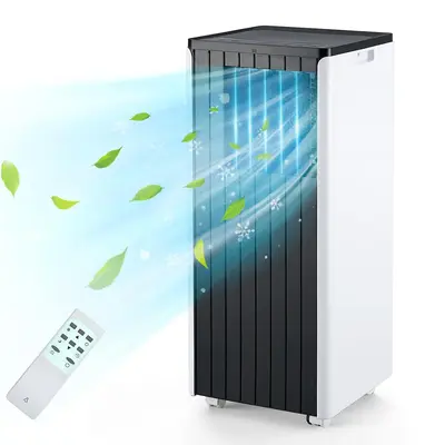 Garvee 8,000 BTU Portable Air Conditioners, cooling Fan for Room up to 350 sq.ft., 24 Hour Timer & Remote Control & Window Mo...