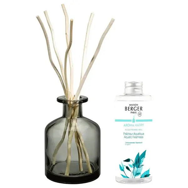 Maison berger paris Gift Set Aroma Diffuser Happy Grey + Refill Freshness of Water 180ml