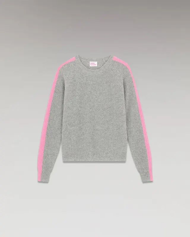 Sweatshirt Beaded 2301wpr00263 1500-Gris-Chine-Fonc | Color: 1500 GRIS CHINE FONC | Size: M