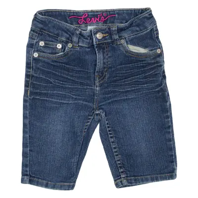 LEVI'S 3/4 Denim Shorts Blue Regular Girls 6Y W22