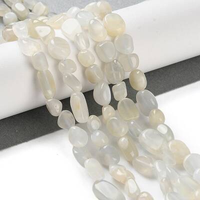 Natural White Moonstone Beads Strands