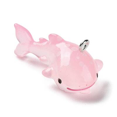 Sea Animal Theme Opaque Resin Pendants