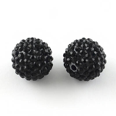 Resin Rhinestone Beads