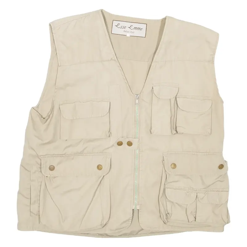 ESSE EMME Utility Womens Gilet Beige L