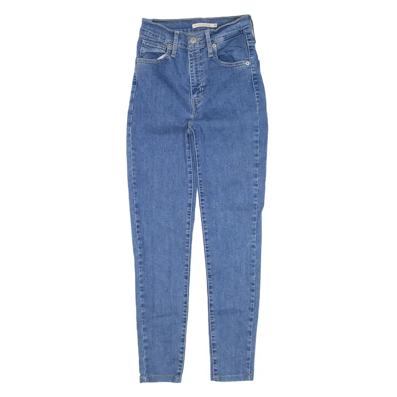 LEVI'S Mile High Jeans Blue Denim Slim Skinny Womens W22 L25
