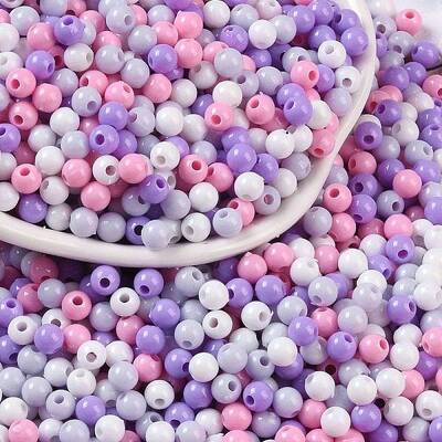 Opaque Acrylic Beads