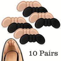 Heel Pads for Shoes Too Big, 10 Pairs Shoe Inserts for Loose Shoes, Heel Grips Protectors Guards for Blisters Pain, Filler Ma...