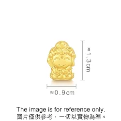 'Blessings' 999 Gold Keen Awareness Buddha (Rabbit) Charm
