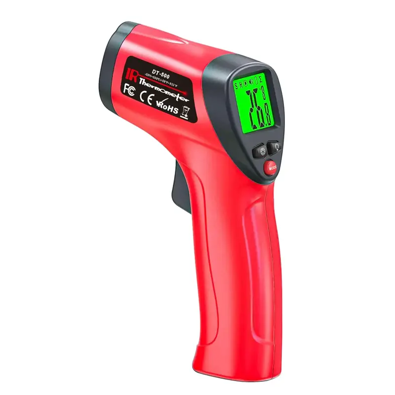 Infrared Thermometer, Handheld Non Contact Temperature Measuring Tool with LCD Display, Digital Laser Temp Measurement for H...