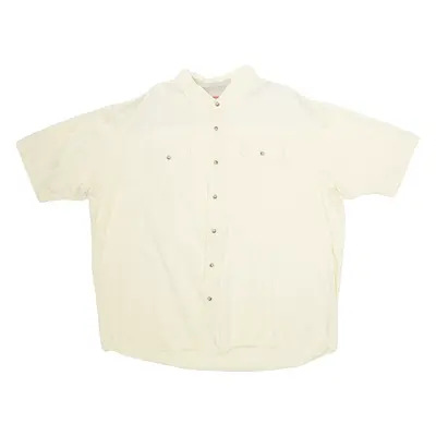 WRANGLER Premium Quality Mens Plain Shirt Yellow 3XL