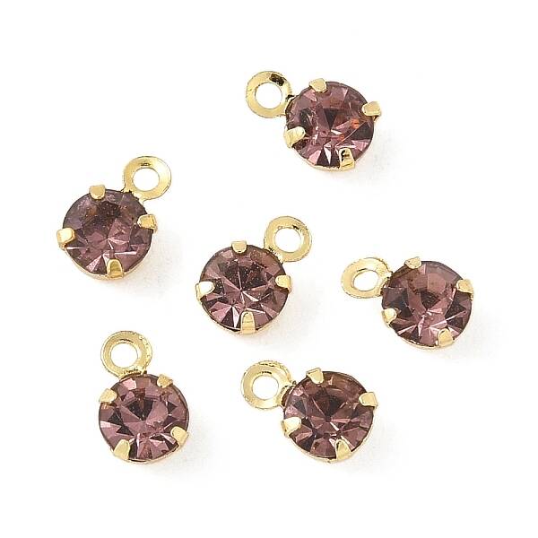 Brass Glass Charms