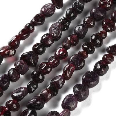 Natural Garnet Beads Strands