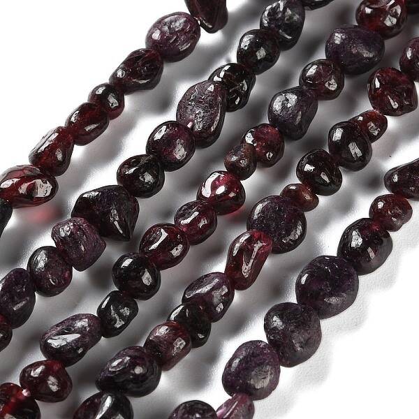 Natural Garnet Beads Strands