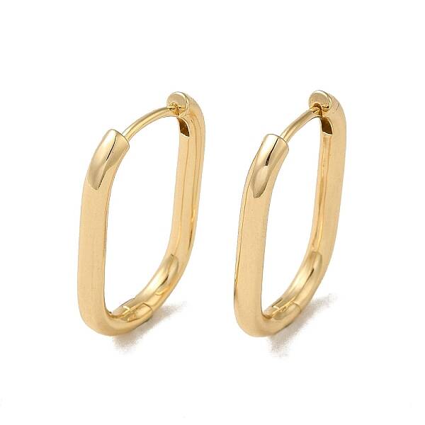 Brass Hoop Earring