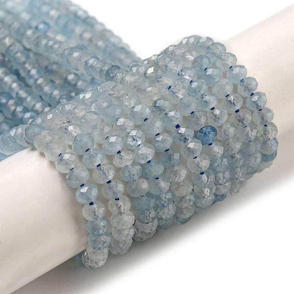Natural Aquamarine Beads Strands