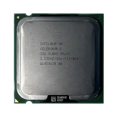 367744-205 HP 2.53GHz 533MHz FSB 256KB L2 Cache Socket LGA775 Intel Celeron D 326 Single-Core Processor
