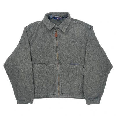 Polo Sport Fleece Jacket - XL Grey Polyester