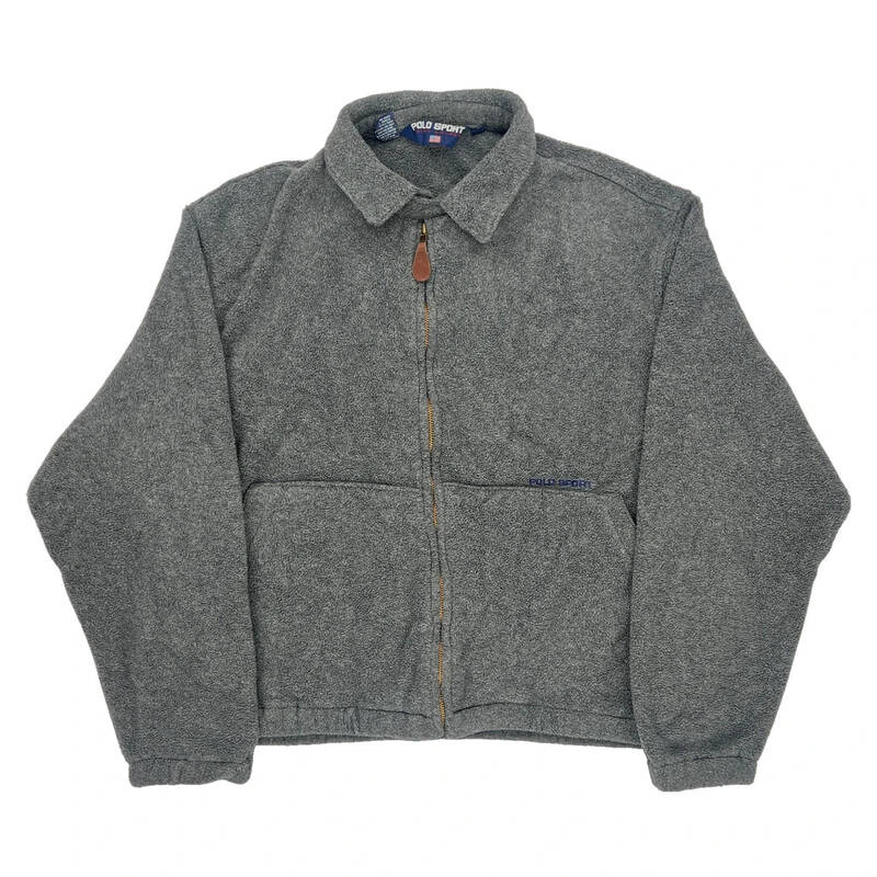 Polo Sport Fleece Jacket - XL Grey Polyester