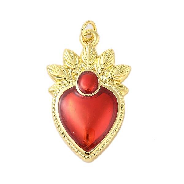 Rack Plating Brass Enamel Pendants