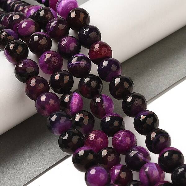 Natural Agate(Dyed & Heated) Beads Strands
