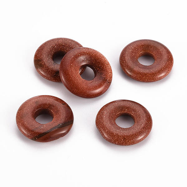 Synthetic Goldstone Pendants