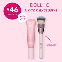 Liquid Filter Foundation and Smoothing Filter Brush Bundle | Blurring Flawless Buildable Coverage