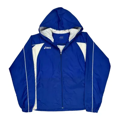 Asics Jacket - Large Blue Polyester | Size: large