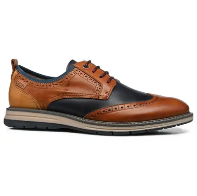 Pikolinos Canet M7V-4137C1 Leather Men's Lace Up Shoes - Brandy - Size:US 9-9.5 Men