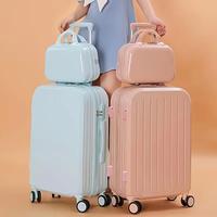 20-inch 2 Piece ABS+PC Hardshell Luggage Set in Classic Design,Elegant and Durable Suitcases,Lightweight Luggage with one han...