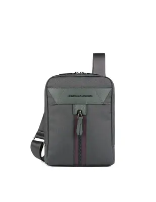 Piquadro, Trakai, Shoulder Bag, Fabric Shoulder Bag, Green, 16 x 22 x 4 cm, Men's