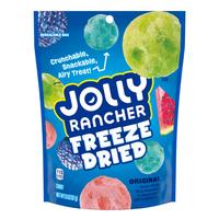 Jolly Rancher Freeze Dried Original Fruit Flavored Candy Bag, 3.1 oz (Green Apple, Blue Raspberry & Watermelon) Snack Bonbon