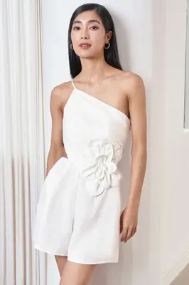 LORNA LINEN ROMPER