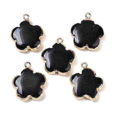 Natural Black Stone Pendants