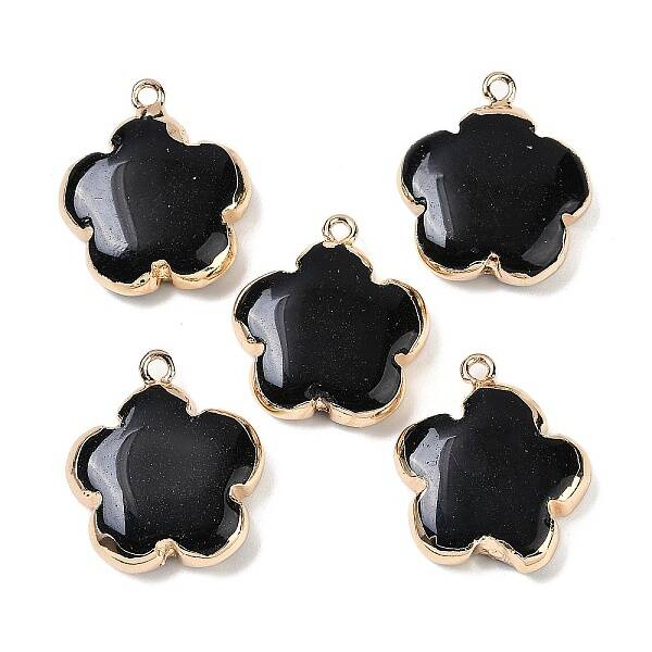 Natural Black Stone Pendants