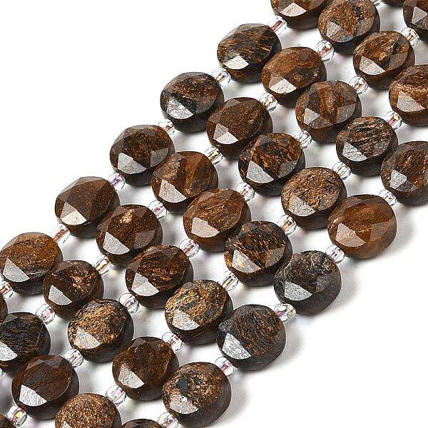 Natural Bronzite Bead Strands