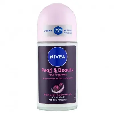 Nivea Pearl & Beauty - Roll-On Deodorant 50 Ml - 72H Antiperspirant