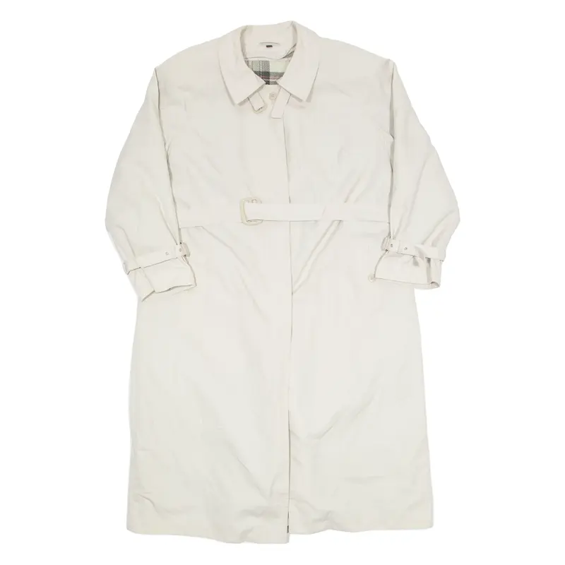Womens Trench Coat Beige 90s L